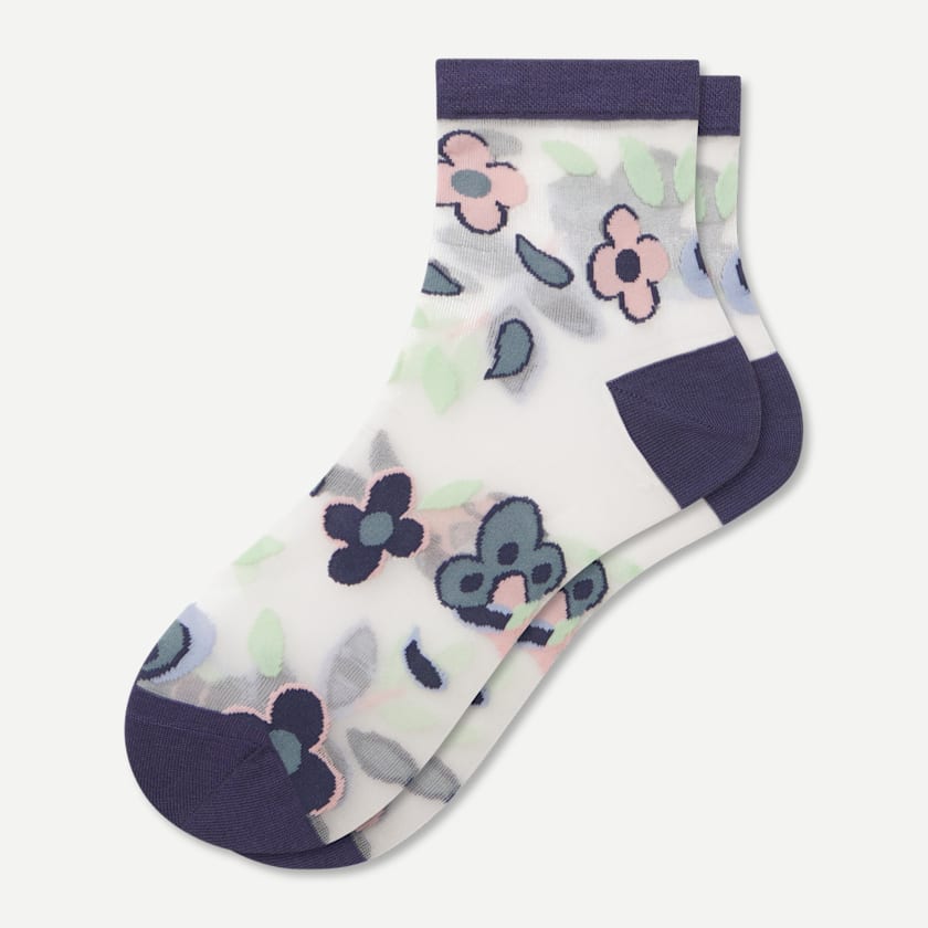 bombas Women’s Sheer Garden Party Quarter Socks