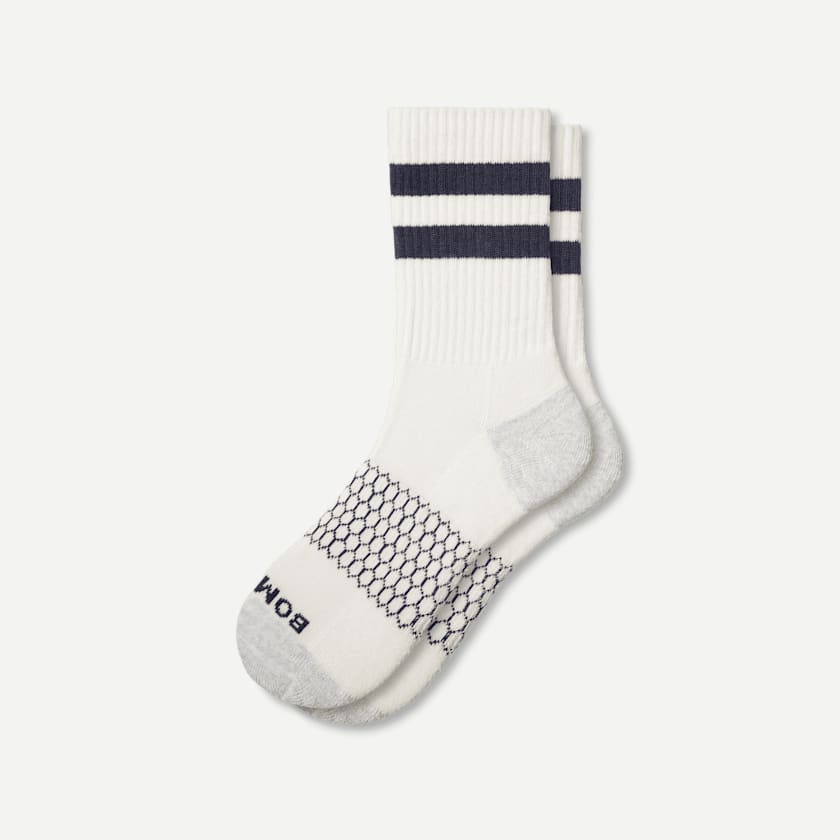 bombas Women's Vintage Stripes Half Calf Socks