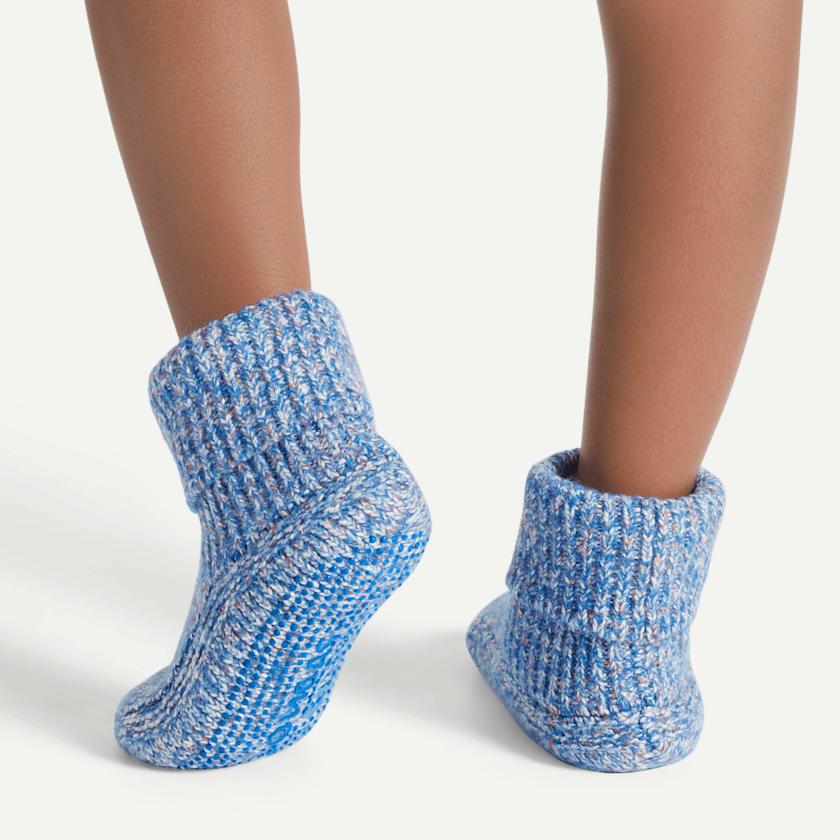 Bombas Youth Gripper Slipper Bootie - Sherpa-Lined