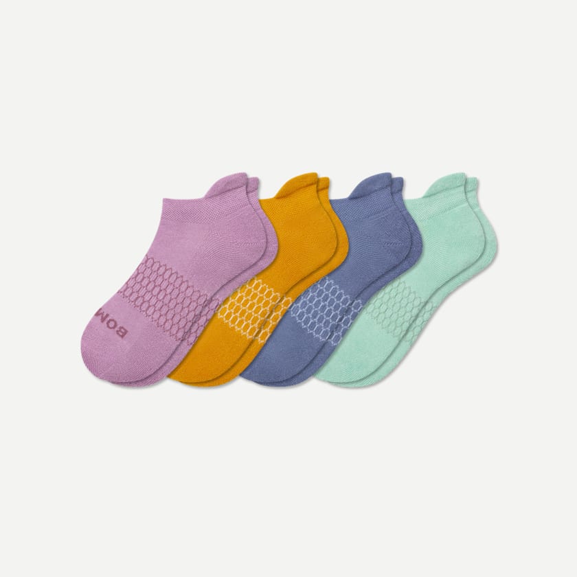 bombas Youth Solids Ankle Sock 4-Pack