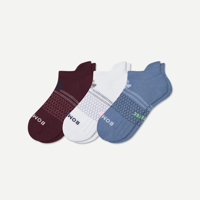 bombas Men's All-Purpose Performance Ankle Sock 3-Pack
