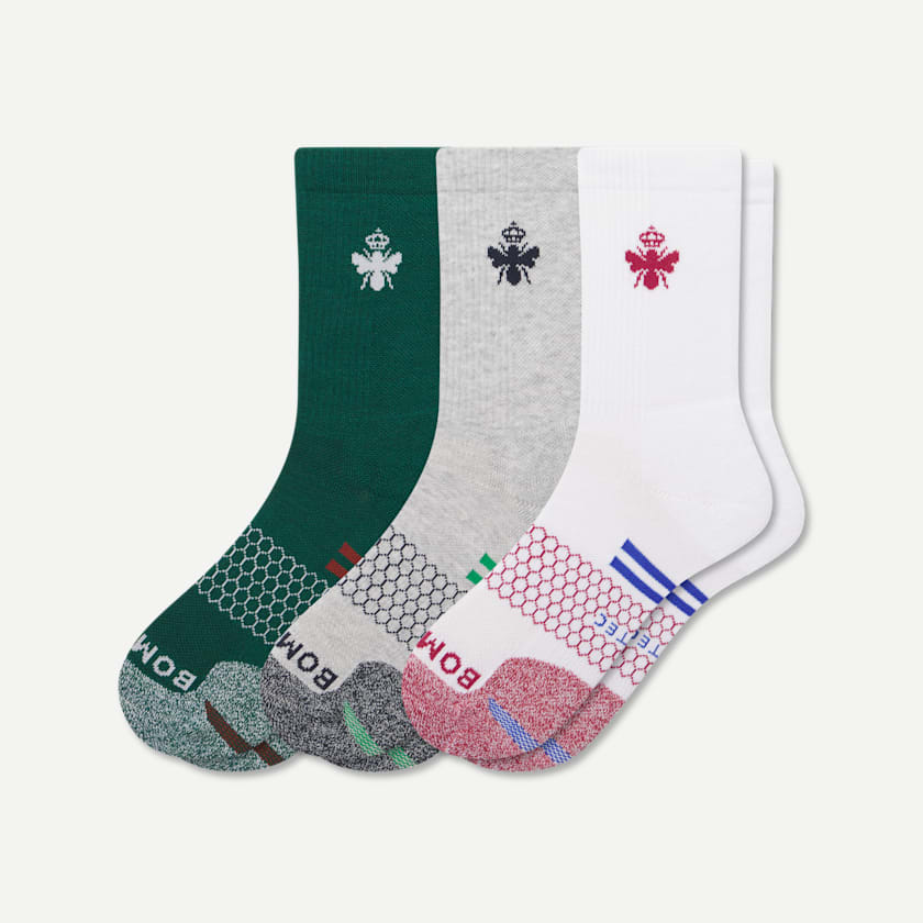 bombas Men's All-Purpose Performance Calf Sock 3-Pack