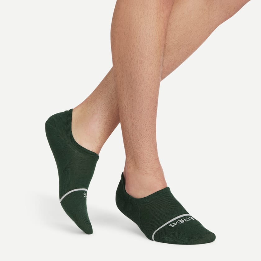 Bombas Men's Lightweight Merino Wool Blend No Show Sock 8-Pack