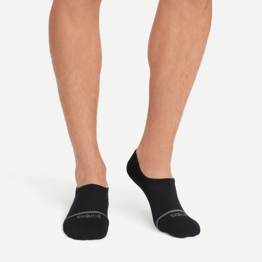 Bombas Men's Lightweight Merino Wool Blend No Show Socks