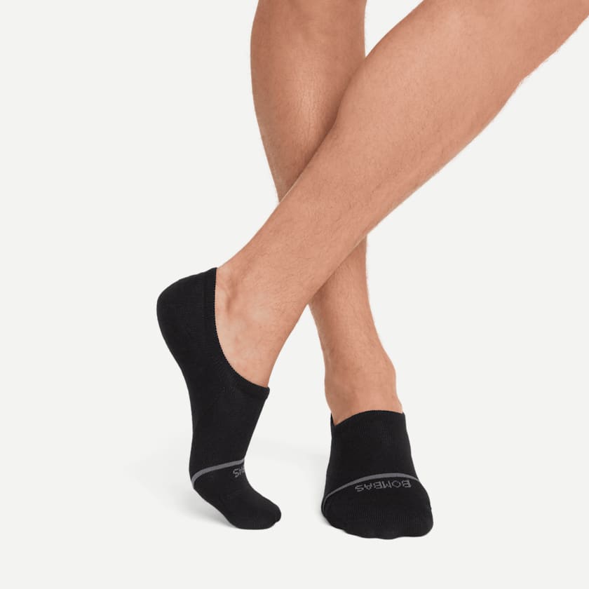 Bombas Men's Lightweight Merino Wool Blend No Show Socks