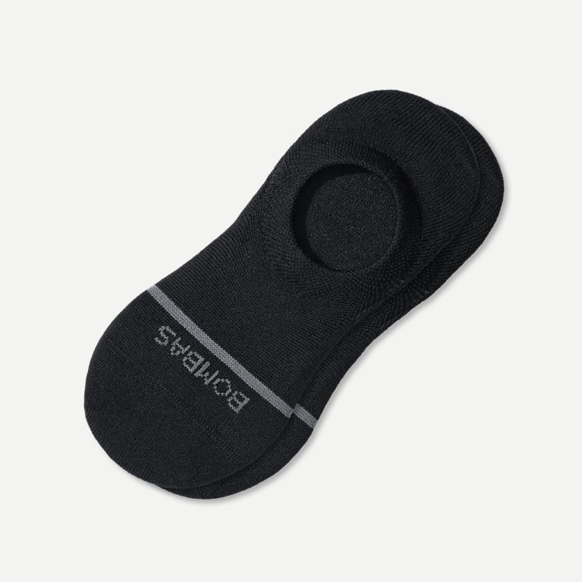 bombas Men's Lightweight Merino Wool Blend No Show Socks
