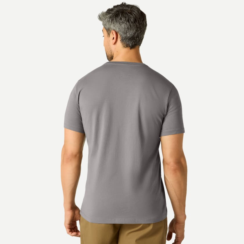 Bombas Men's Pima Cotton Slim Crew Neck T-Shirt 3-Pack