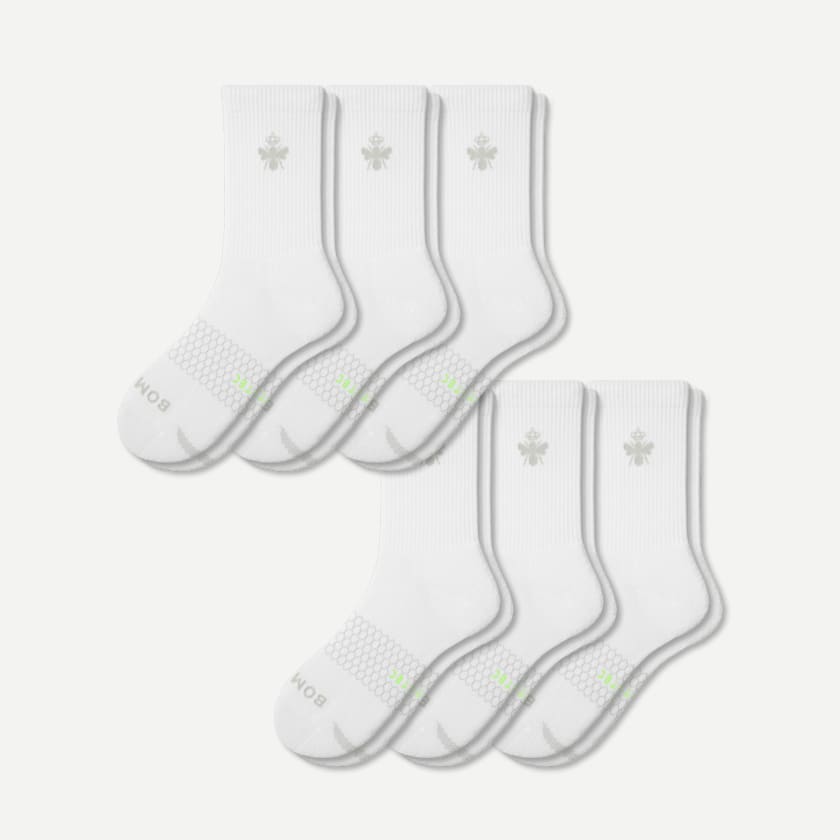 bombas Women's All-Purpose Performance Calf Sock 6-Pack