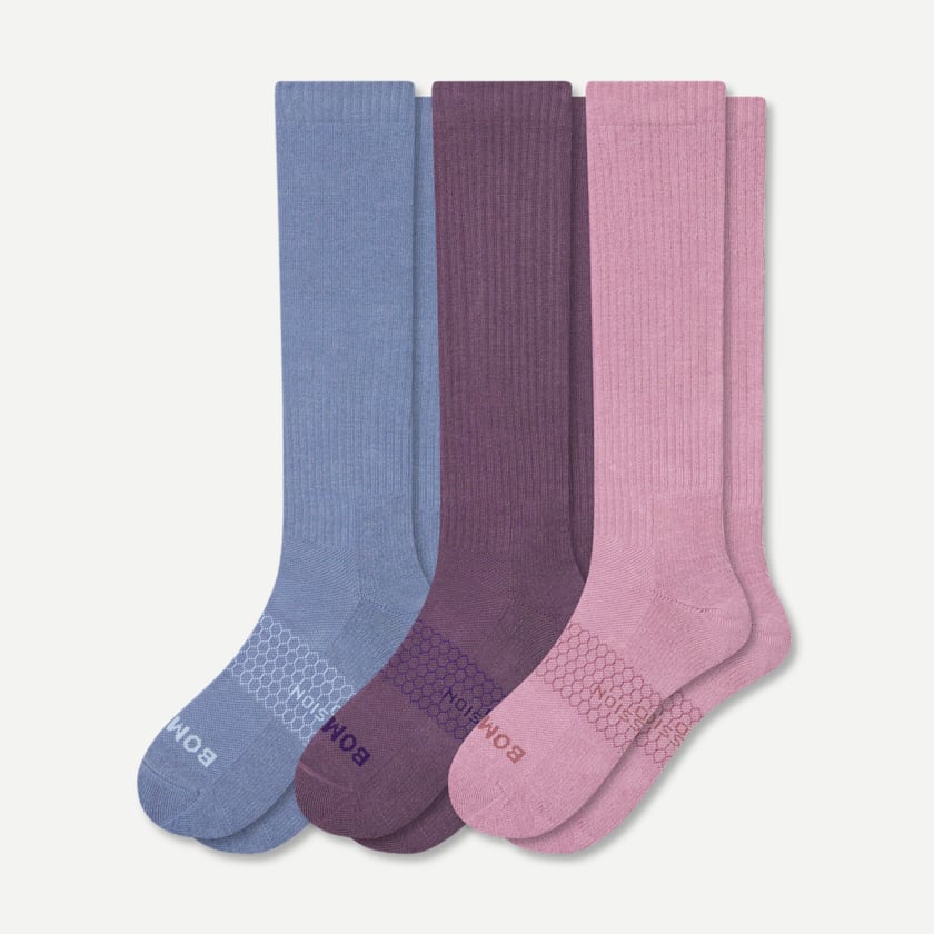 bombas Women's Everyday Compression Sock 3-Pack (15-20mmHg)