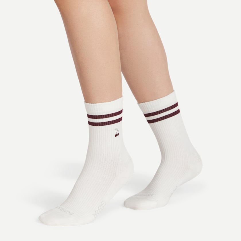 Bombas Women's Farmers' Market Modern Rib Half Calf Socks