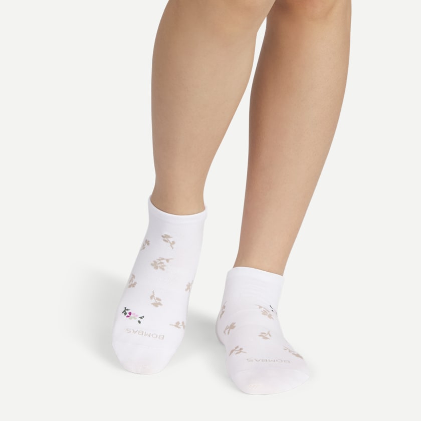 Bombas Women's Floral Lightweight Ankle Sock 4-Pack Gift Box