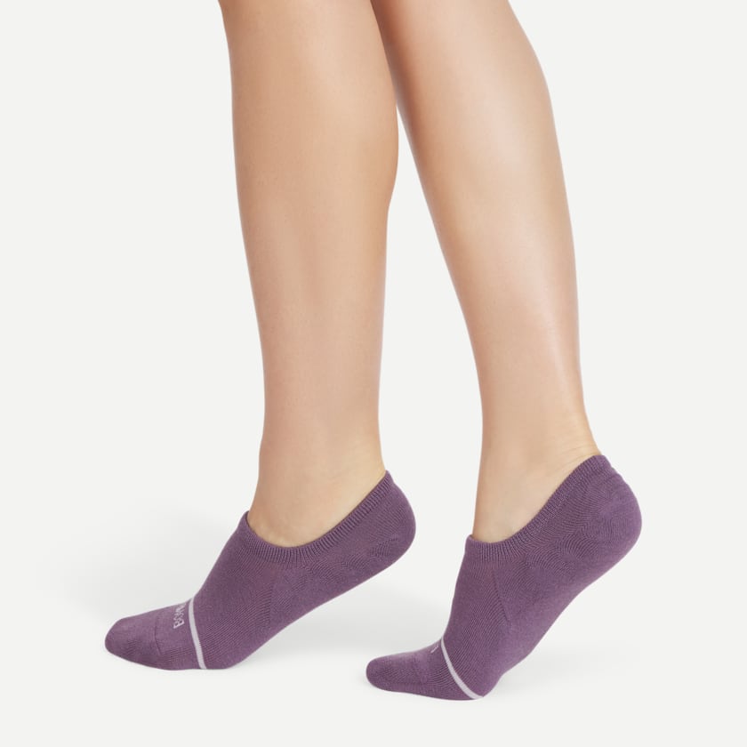 Bombas Women's Lightweight Merino Wool Blend No Show Sock 4-Pack