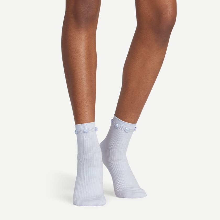 Bombas Women's Rosette True Rib Quarter Sock 3-Pack