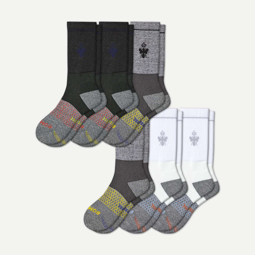 bombas Women's Targeted Compression Performance Calf Sock 6-Pack