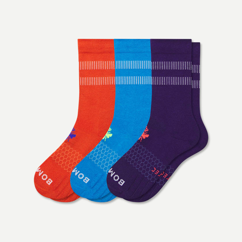 bombas Youth All-Purpose Performance Calf Sock 3-Pack