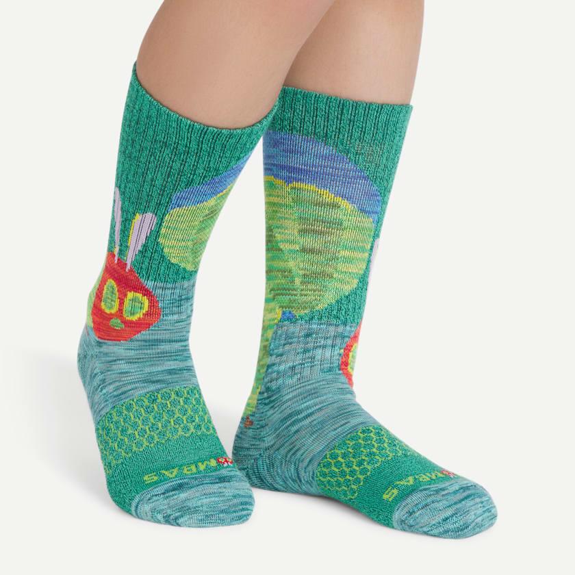 Bombas Youth Eric Carle Calf Sock 4-Pack Gift Box & Book