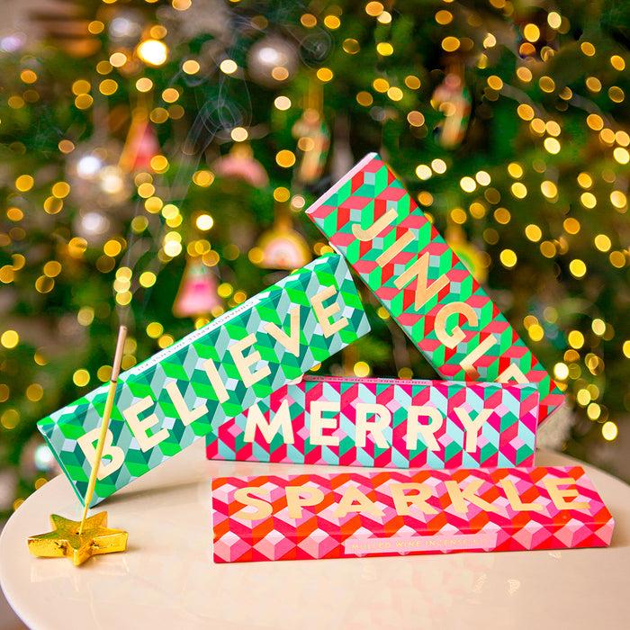 Bombay Duck BELIEVE Christmas Incense Kit Cinnamon Apple Scent