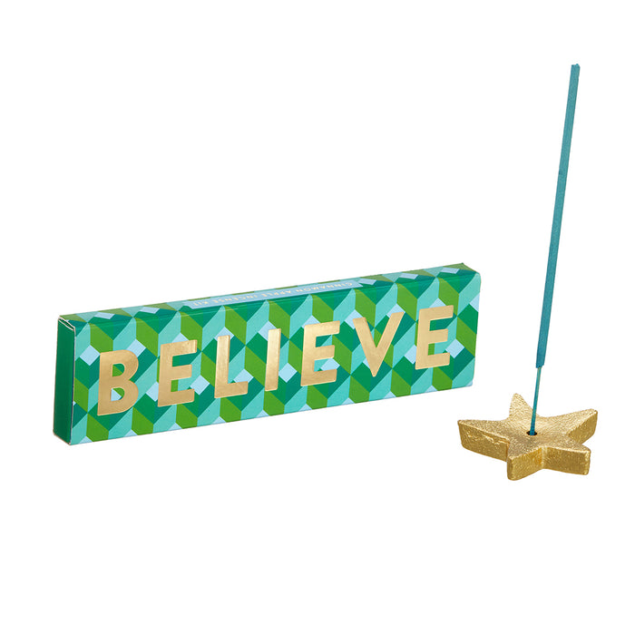 Bombay Duck BELIEVE Christmas Incense Kit Cinnamon Apple Scent