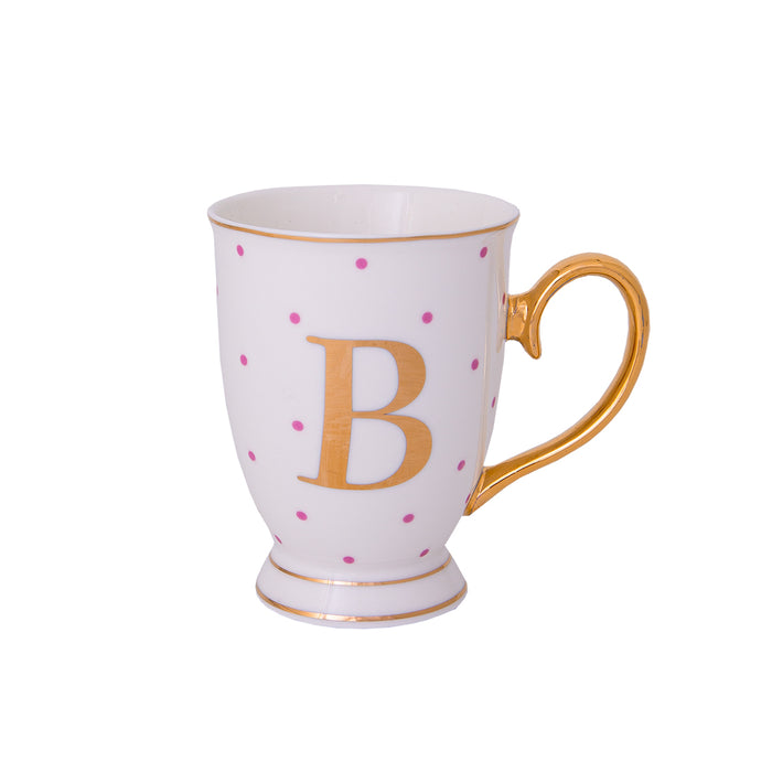 Bombay Duck Bloomsbury Mug With Gold Monogram