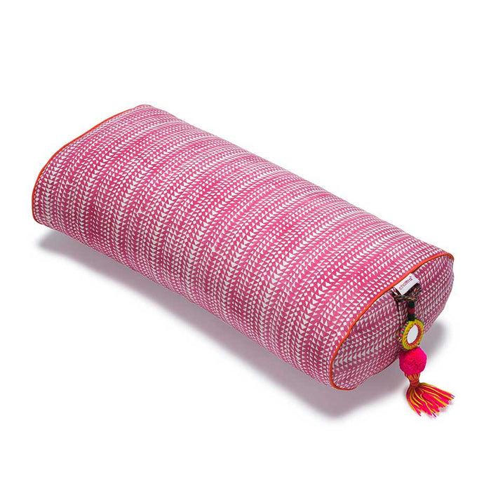 Bombay Duck Chattra Oval Bolster Fuchsia Kikri