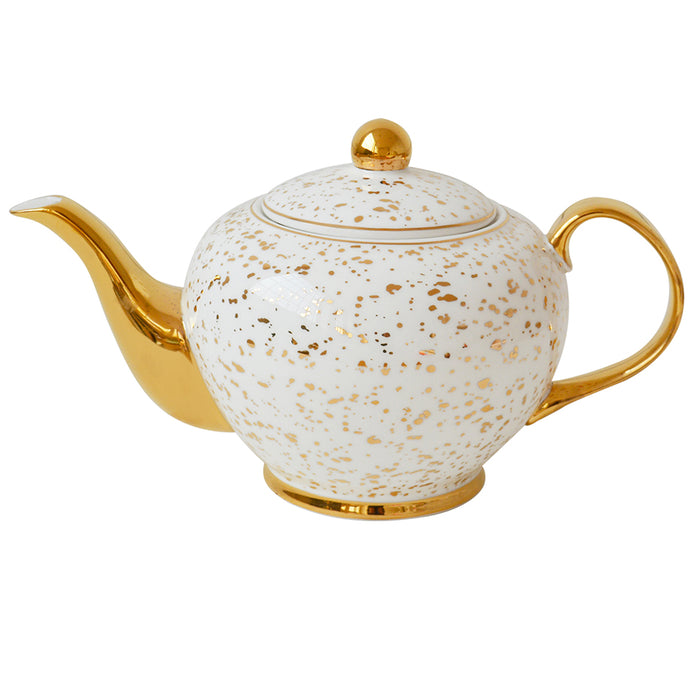 bombay duck Enchante Speckled Gold Teapot