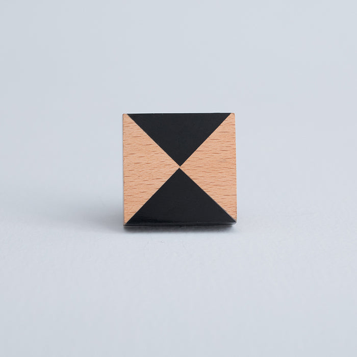 Bombay Duck Kites Knob Black/Wood