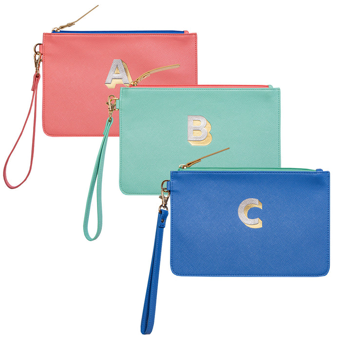 Bombay Duck Letterpress Pouch Metallic Letter