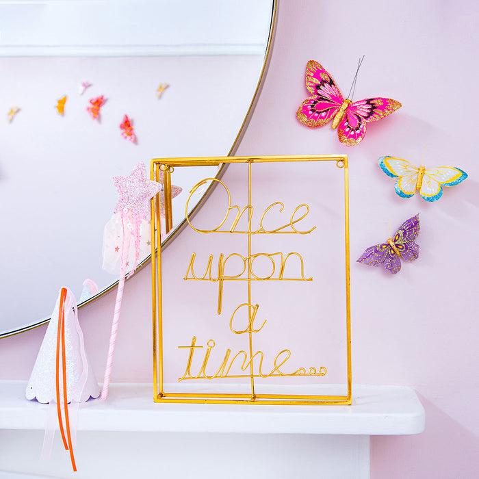 Bombay Duck Once Upon A Time Metal Word Art