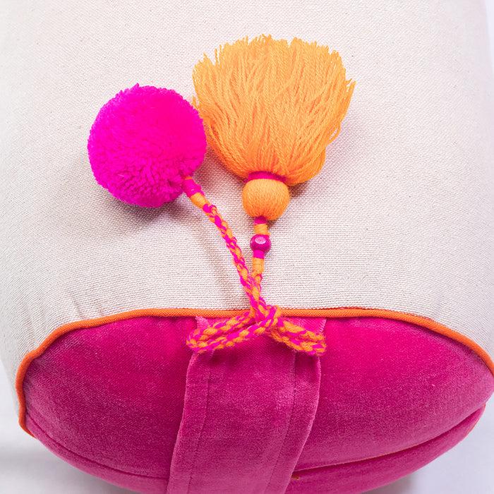 Bombay Duck Rangoli Round Bolster