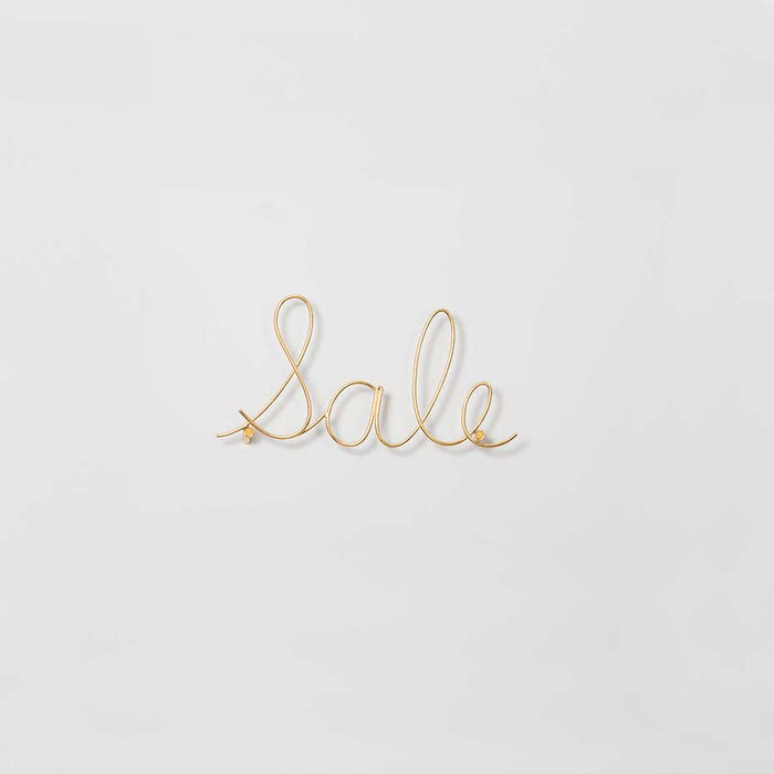 bombay duck Sale Wire Word Gold