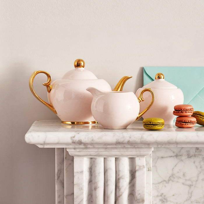 Bombay Duck Smitten Sugar Bowl Pink/Gold