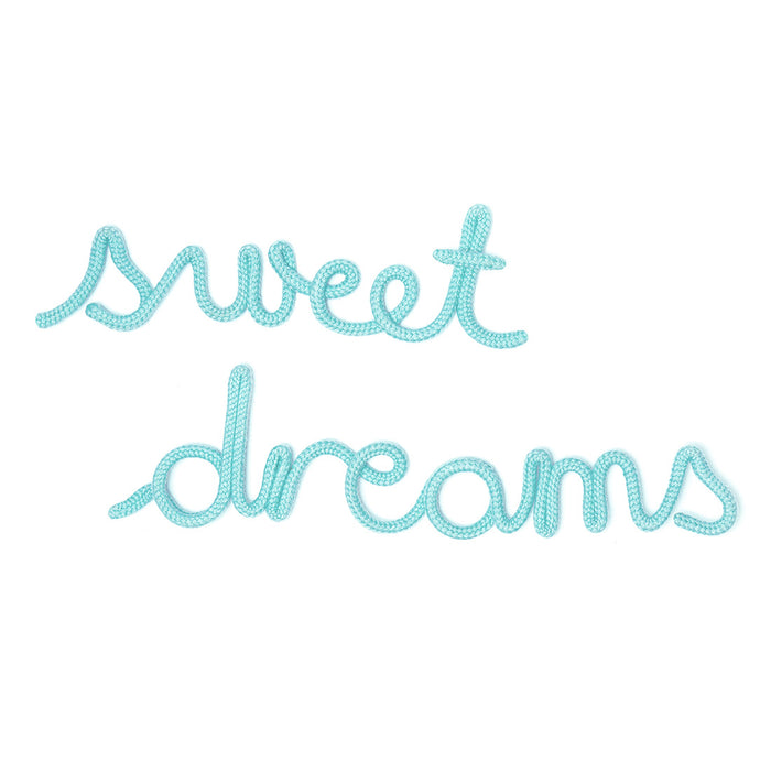 Bombay Duck Sweet Dreams Rope Word Aqua