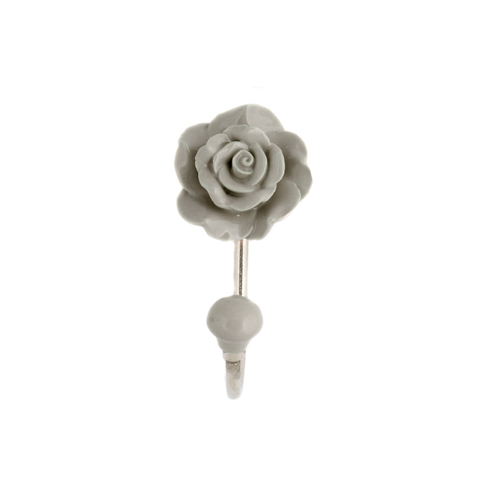 Bombay Duck Vintage Rose Single Ceramic Hook