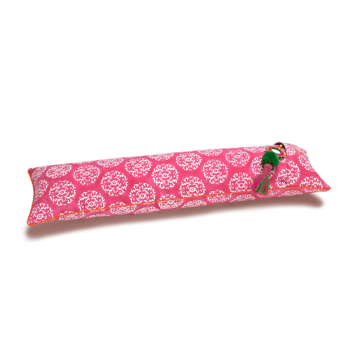 Bombay Duck Chattra Pranayama Bolster Fuchsia Suzani
