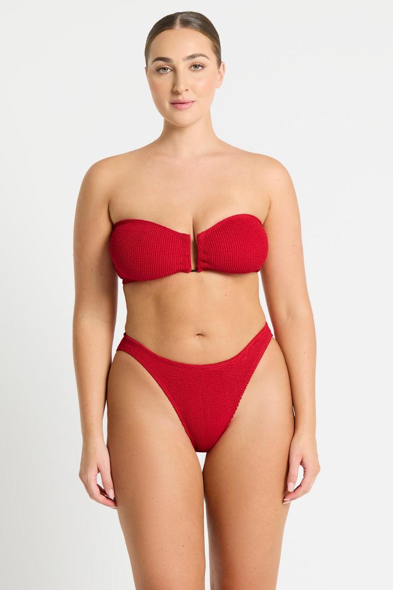 bond eye Blake Bandeau Eco in Baywatch Red