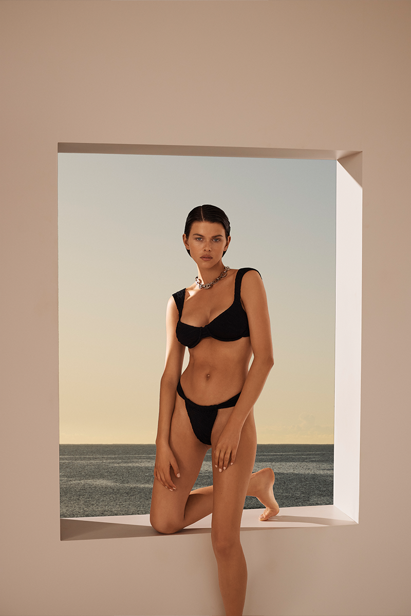 Bond Eye Georgia Balconette In Black Tiger