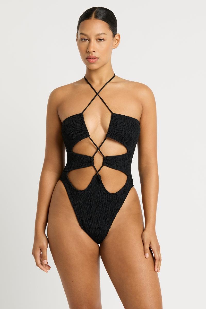 bond eye Gia One Piece in Black Eco