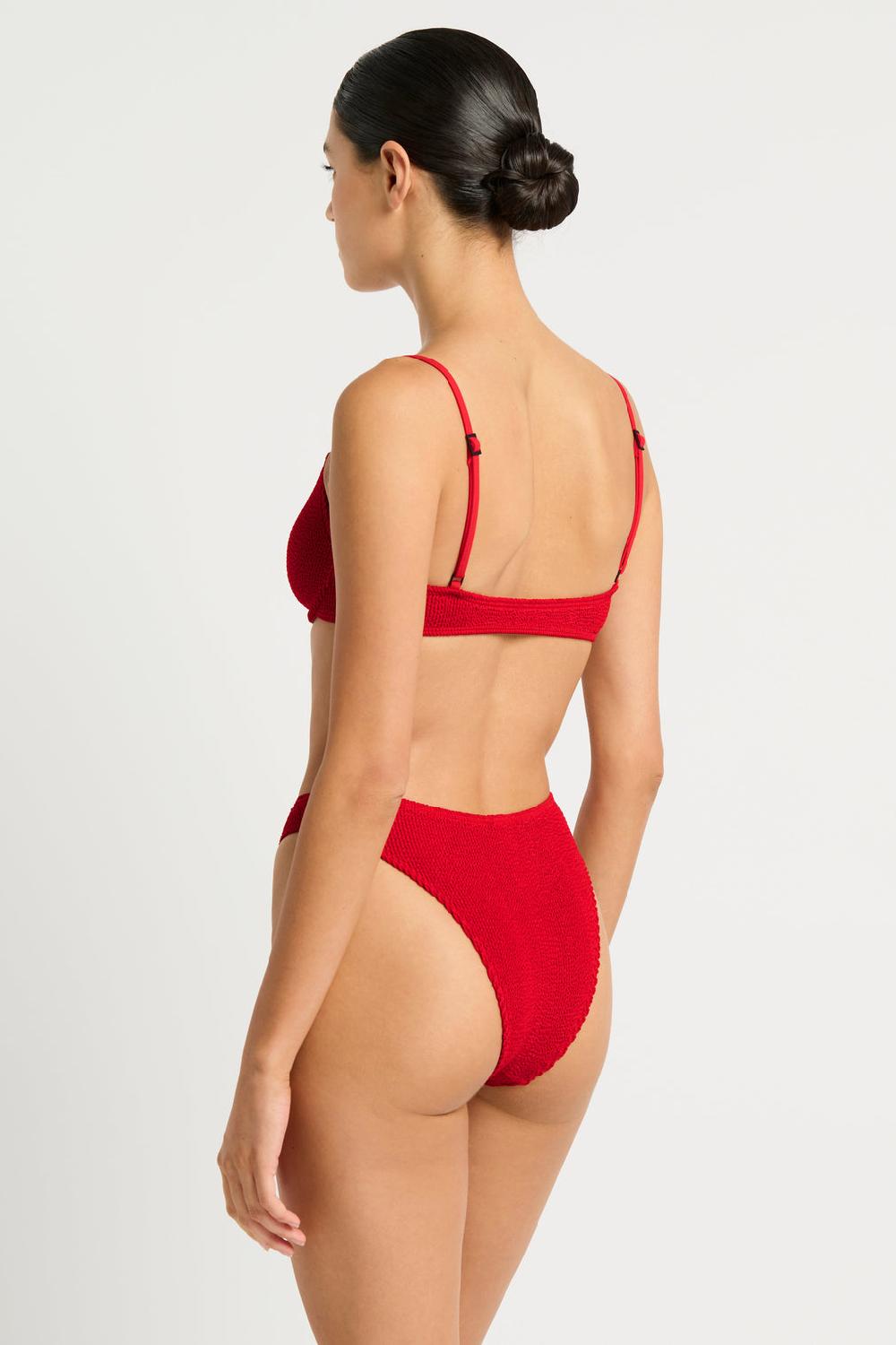Bond Eye Gracie Balconette In Baywatch Red Eco