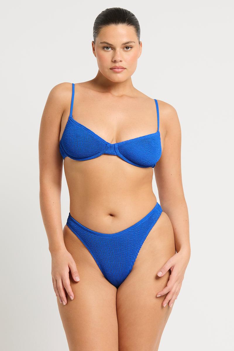 bond eye Gracie Balconette in Cobalt Recycled