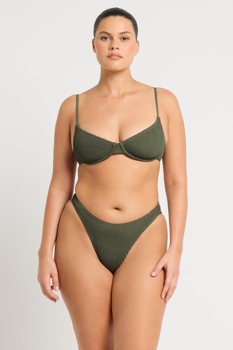 Bond Eye Gracie Balconette In Khaki Eco