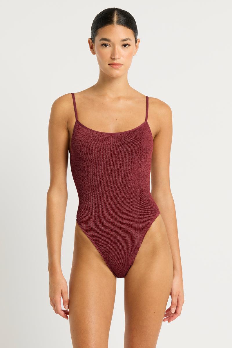 Bond Eye Low Palace One Piece In Carmine Recycled