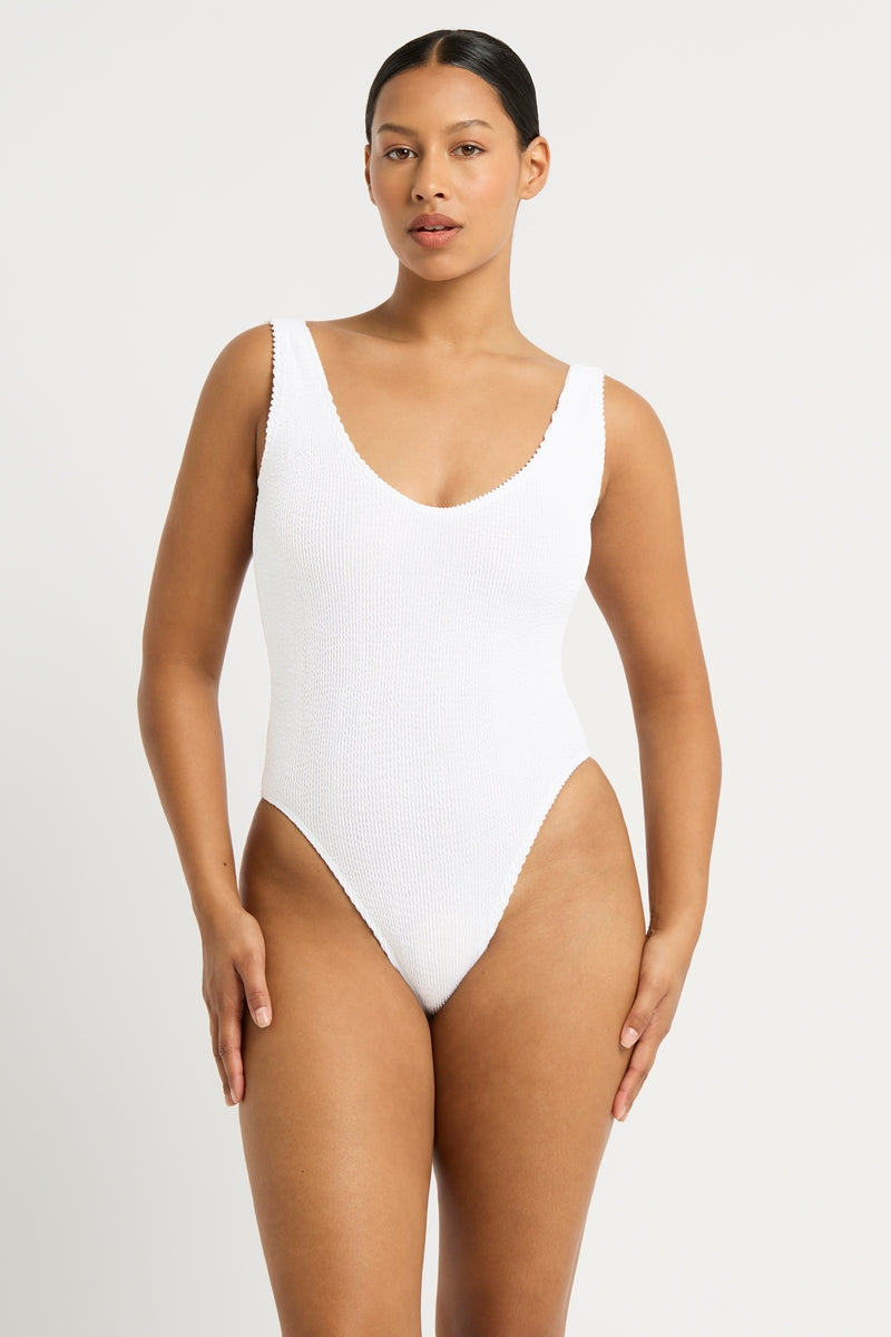 bond eye Mara One Piece Eco in Optic White