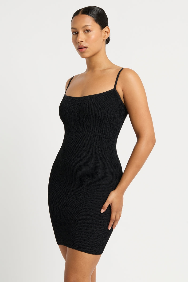 Bond Eye Paloma Mini Dress In Black Eco