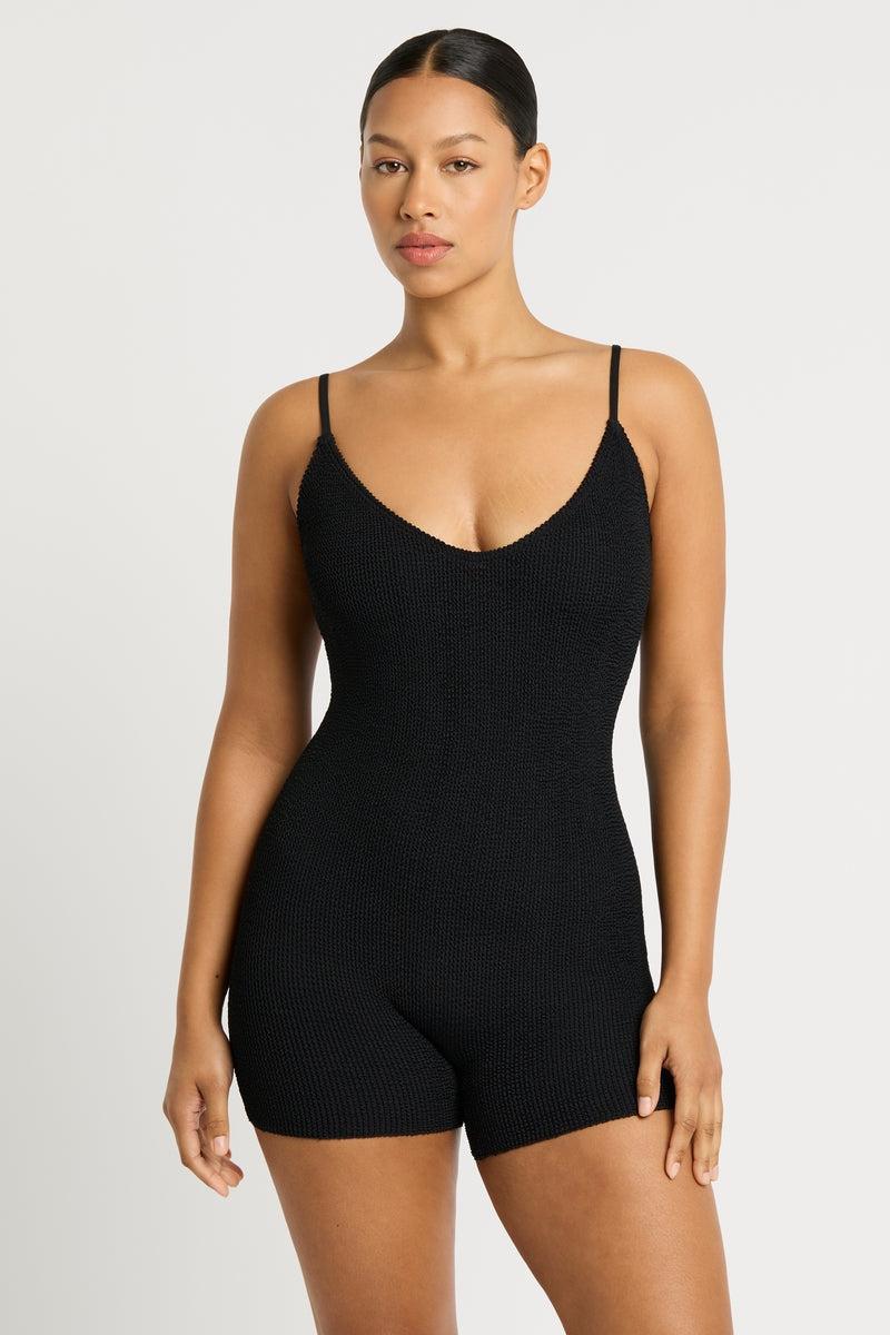 Bond Eye Rene Playsuit In Black Eco