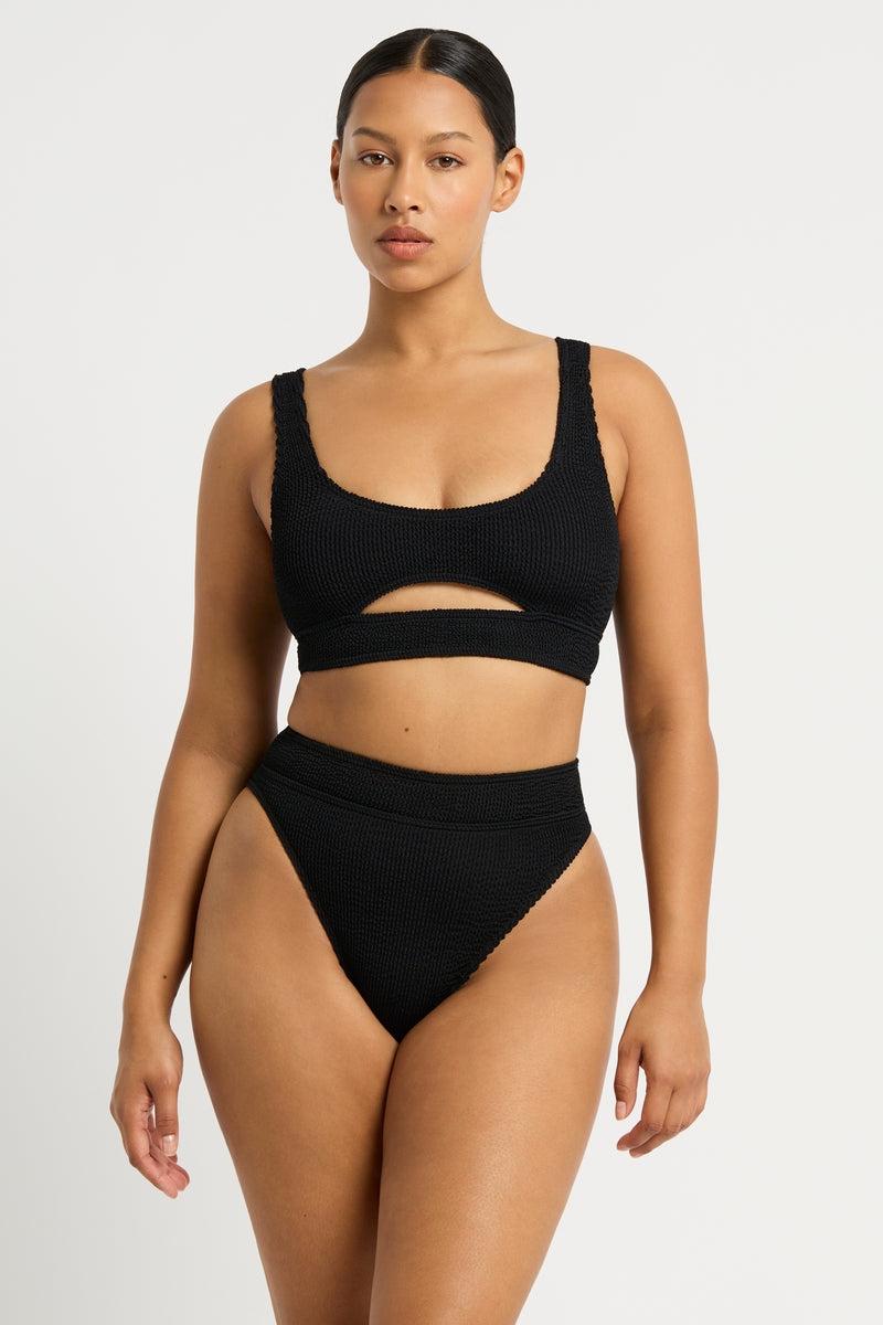 bond eye Sasha Crop Eco in Black Eco