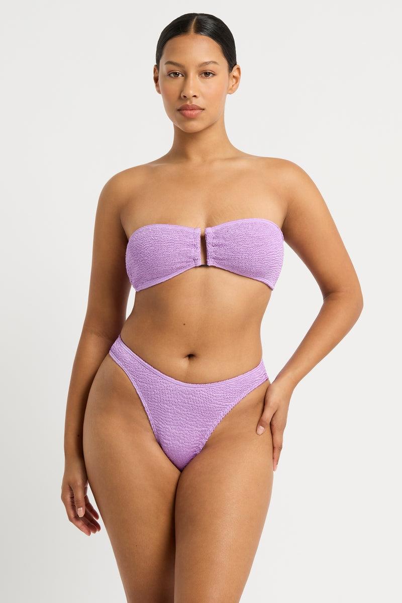 Bond Eye Tie Back Blake Bandeau In Lilac Shimmer