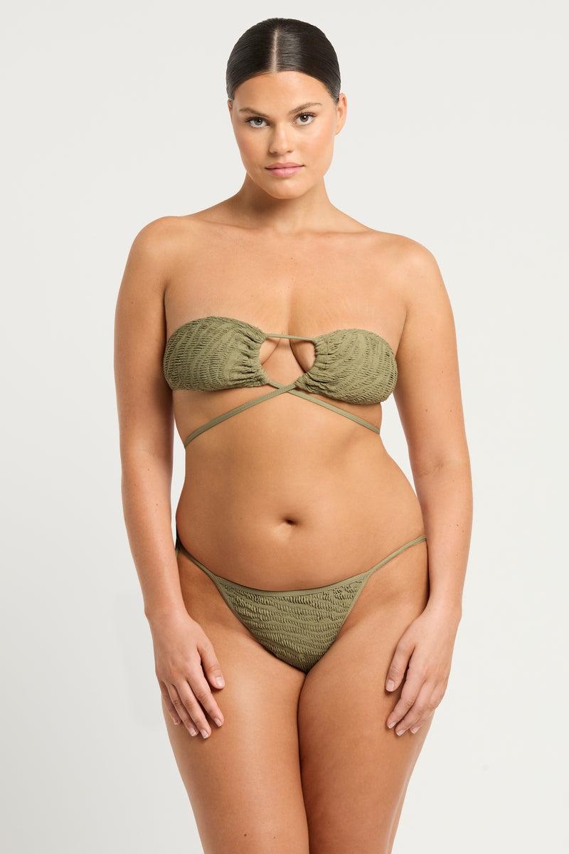 Bond Eye Georgia Fowler Jean Triangle In Sage Tiger