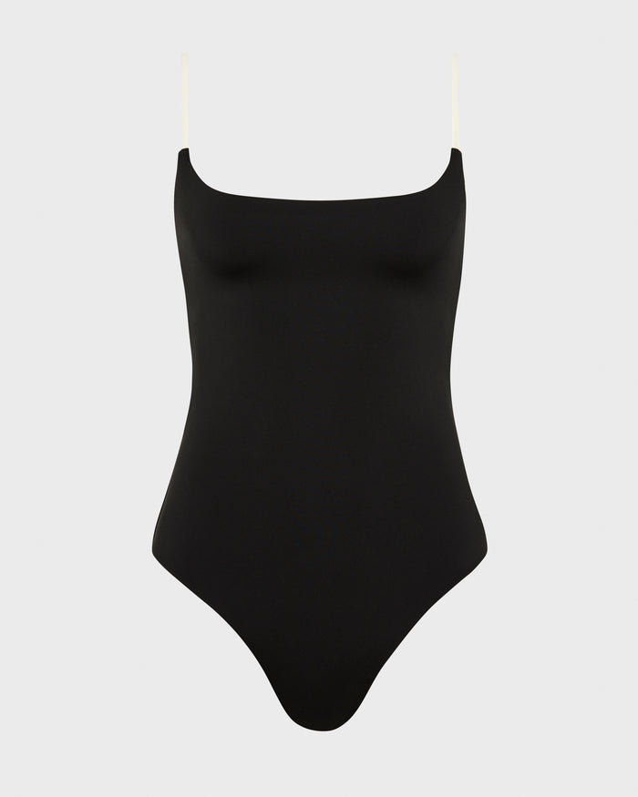 Bondi Born Bianca One Piece - Black & Porcelain (Embodee™)