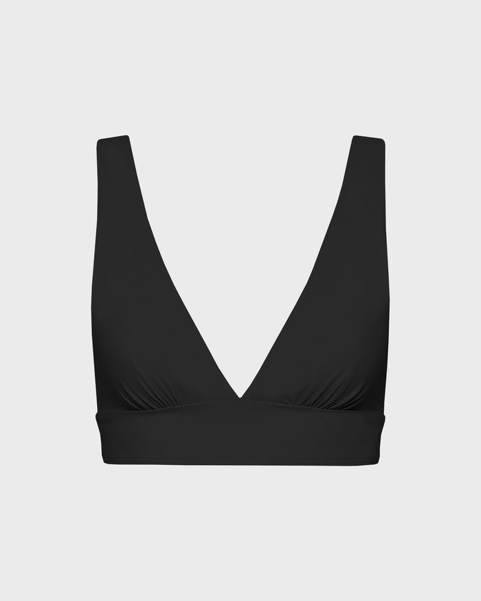 Bondi Born Amelia Bikini Top - Black (Sculpteur®)