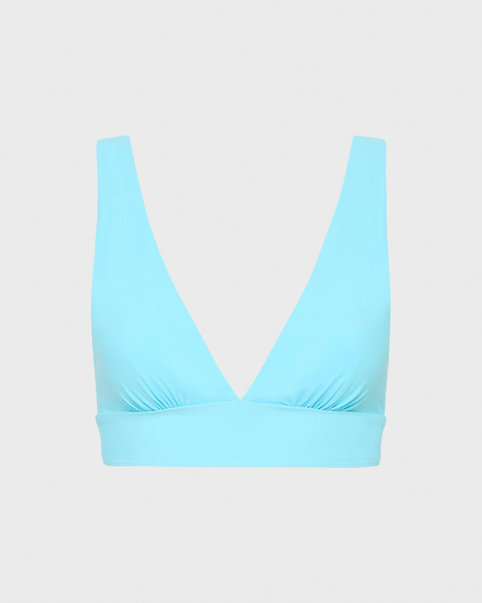 Bondi Born Amelia Bikini Top - Rain (Sculpteur®)